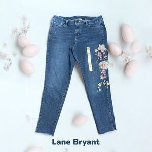 Lane Bryant Blue Floral Women's Jeans